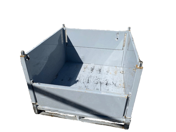 Used HPJ Industries 48" x 45" x 34" Steel Tub 45" Side - 2 Drop Doors