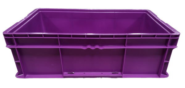 New Buckhorn 24" x 15" x 7" Purple Hand Tote Smooth Bottom - Image 4