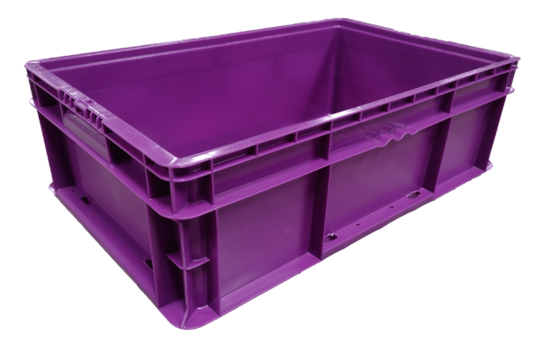 New Buckhorn 24" x 15" x 7" Purple Hand Tote Smooth Bottom