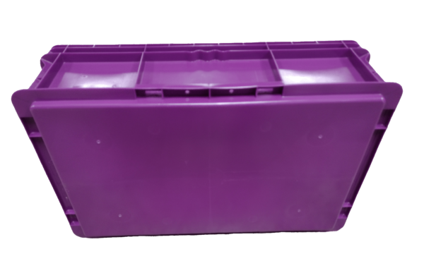New Buckhorn 24" x 15" x 7" Purple Hand Tote Smooth Bottom - Image 2