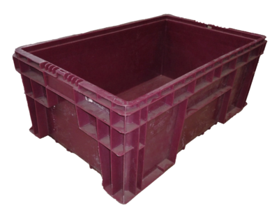 Used HPJ Industries 24" x 15" x 9" Berry Hand Tote Reinforced Bottom