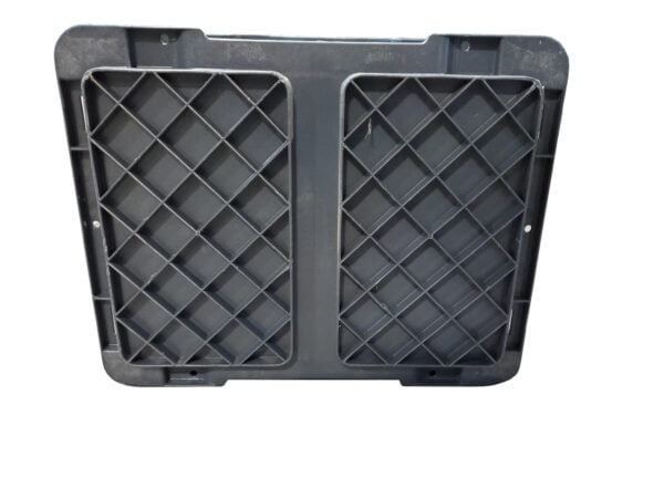 Used HPJ Industries  15" x 12" x 5" Gray Hand Tote Reinforced Bottom - Image 4