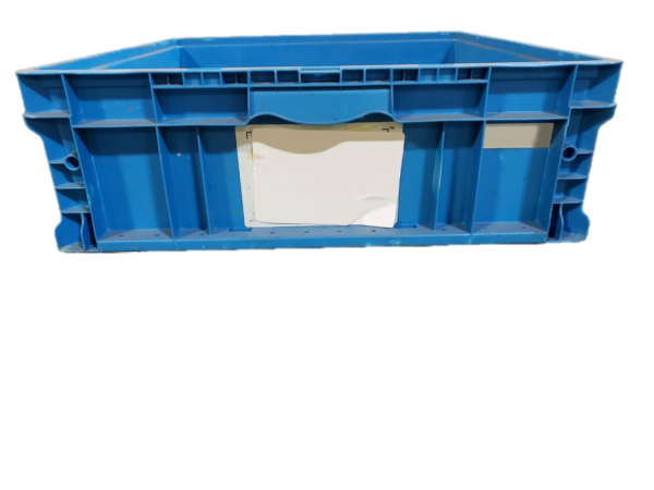 Used HPJ Industries  24" x 22" x 7" Blue Hand Tote Reinforced Bottom - Image 3