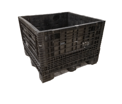 Reconditioned Buckhorn BE 45" x 48" x 34" All Black All Good Runner Bulk Container