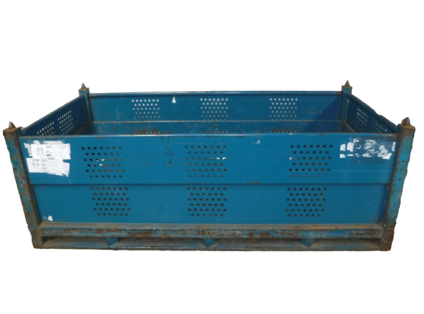 Used HPJ Industries 96" x 48" x 36" Steel Tub  - 4 Drop Doors