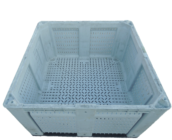 Reconditioned HPJ Industries 48" x 48" x 29" Fixed Wall Bulk Container - Image 2