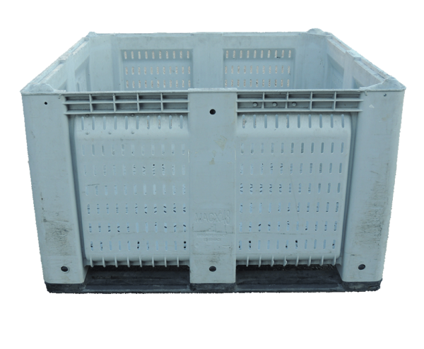Reconditioned HPJ Industries 48" x 48" x 29" Fixed Wall Bulk Container - Image 3