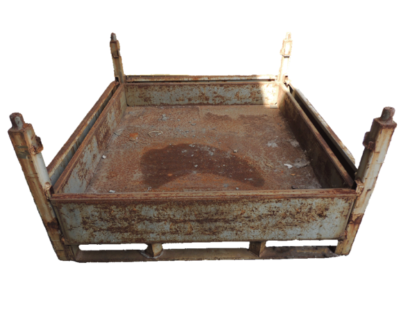 Used HPJ Industries 48" x 45" x 23.5" Steel Tub  - 4 Drop Doors