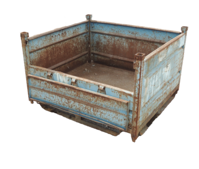 Used HPJ Industries 53" x 48" x 33" Steel Tub - 1 Drop Door 53" Side