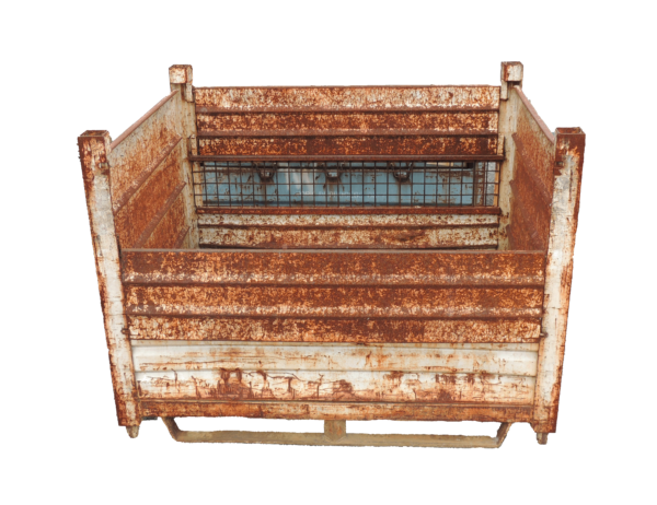 Used HPJ Industries 54" x 44" x 40" Steel Tub 54" Side - 2 Drop Doors