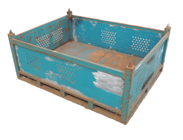 Used HPJ Industries 63" x 48" x 27" Steel Tub No Drop Doors