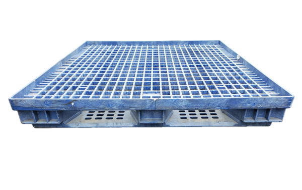 Used HPJ Industries  45" x 48" x 5" Blue Journey Style Pallet - Image 3