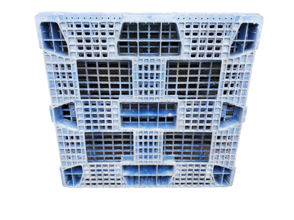 Used HPJ Industries  45" x 48" x 5" Blue Journey Style Pallet - Image 2