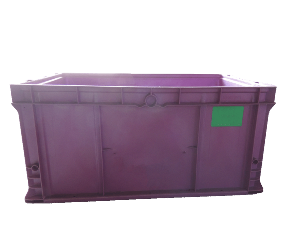 Used HPJ Industries  24" x 15" x 11" Pink Hand Tote Smooth Bottom