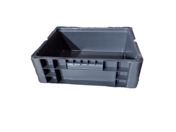 New Schaefer 180" x 144" x 60" Gray Hand Tote Smooth Bottom - Image 4