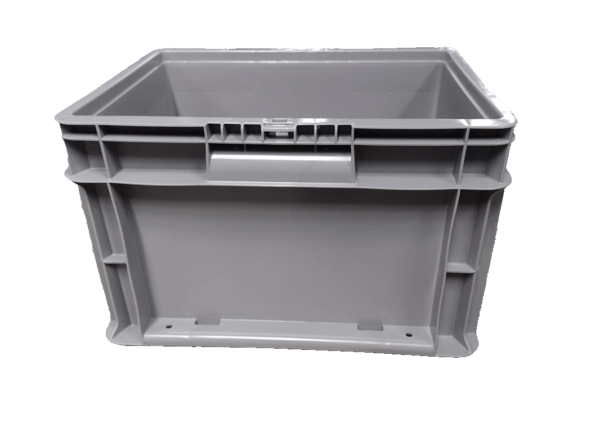 New Buckhorn 15" x 12" x 9" Gray Hand Tote Smooth Bottom - Image 2