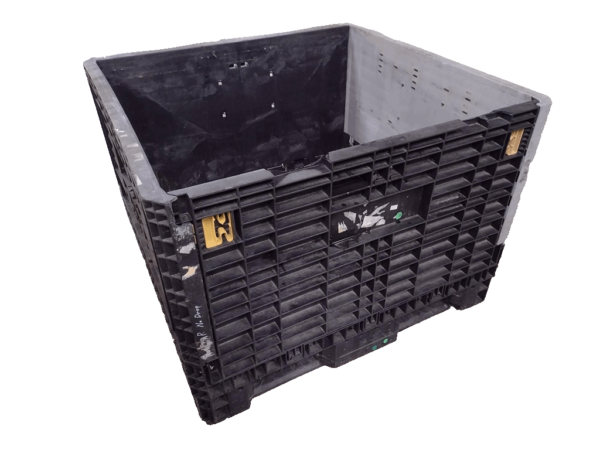 Reconditioned HPJ Industries 45" x 48" x 34" Mixed Color No Drop Door Bulk Container