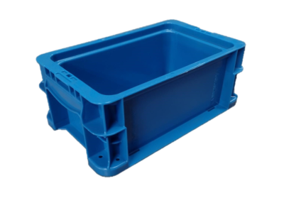New Monoflo 12" x 7" x 5" Blue Hand Tote Smooth Bottom