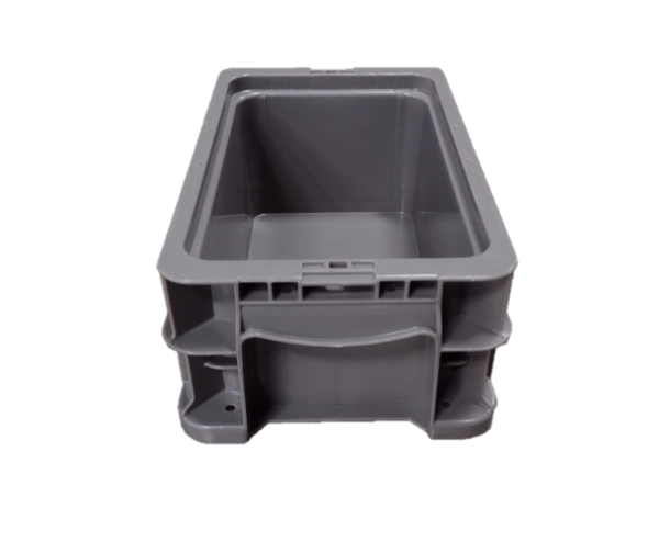 New Monoflo 12" x 7" x 5" Gray Hand Tote Smooth Bottom - Image 4