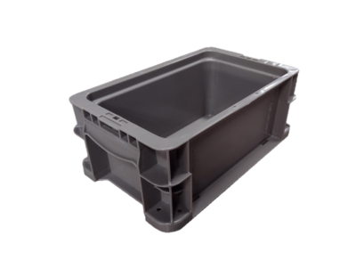 New Monoflo 12" x 7" x 5" Gray Hand Tote Smooth Bottom
