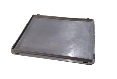 Used HPJ Industries 15" x 12" Gray Hand Tote Lid