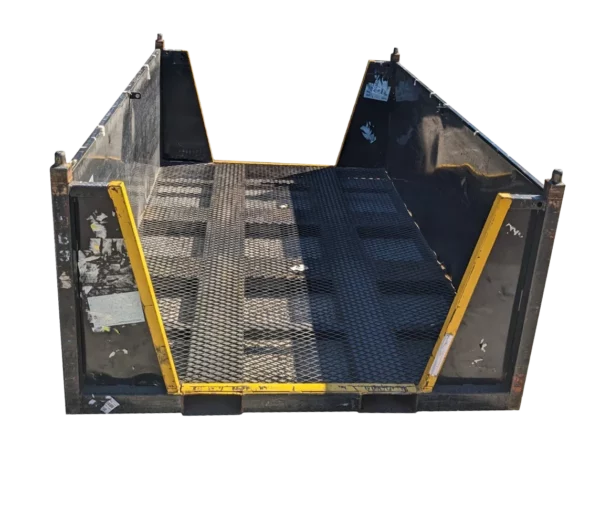 Used HPJ Industries 96" x 62" x 36" Steel Tub Walk Through Opening on 62" Side