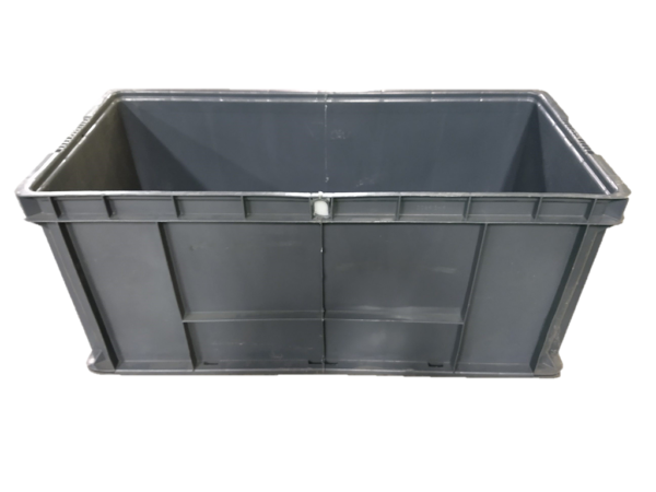 Used HPJ Industries  32" x 15" x 14" Gray Cut/Weld Hand Tote Reinforced Bottom - Image 3