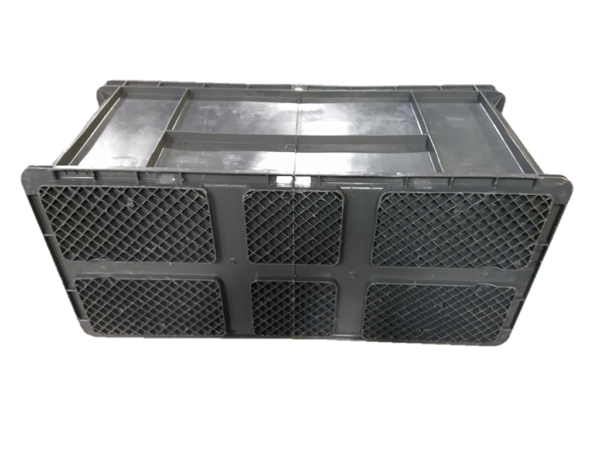 Used HPJ Industries  32" x 15" x 14" Gray Cut/Weld Hand Tote Reinforced Bottom - Image 4