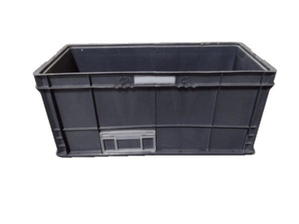 Used HPJ Industries  32" x 15" x 14" Gray Cut/Weld Hand Tote Reinforced Bottom - Image 5