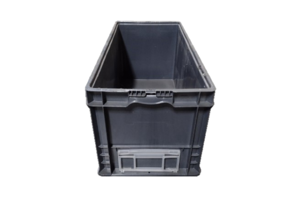 Used HPJ Industries  32" x 15" x 14" Gray Cut/Weld Hand Tote Reinforced Bottom - Image 6
