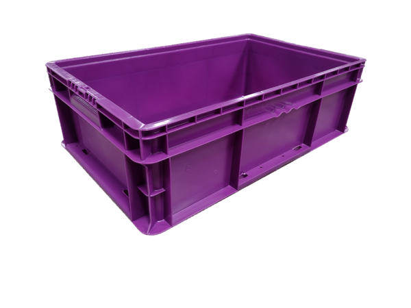 New Monoflo 24" x 15" x 7" Purple Hand Tote Smooth Bottom