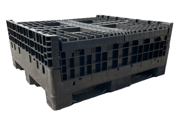 New Monoflo 45" x 48" x 42" All Black Bulk Container<hr />Please Inquire To Receive Current Inventory! - Image 3