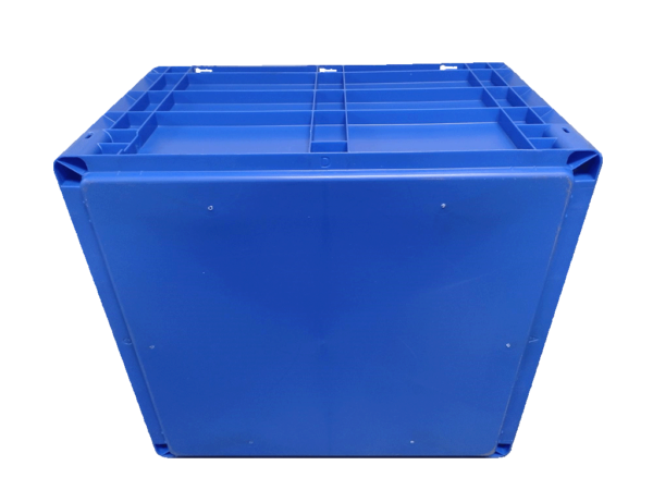 New Schaefer 24" x 22" x 14" Blue Hand Tote Smooth Bottom - Image 2