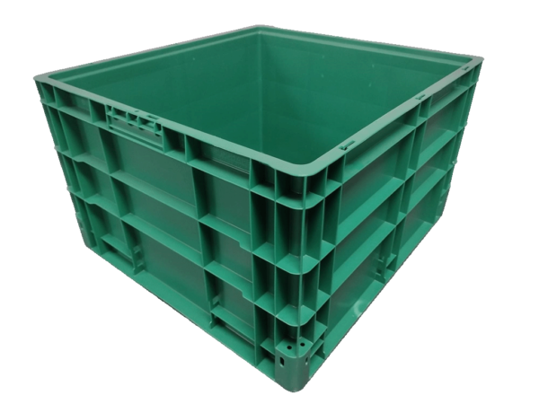New Schaefer 24" x 22" x 14" Green Hand Tote Smooth Bottom