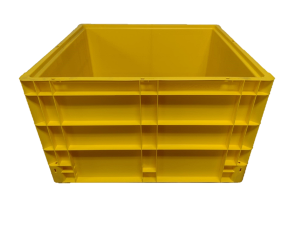 New Schaefer 24" x 22" x 14" Yellow Hand Tote Smooth Bottom - Image 3