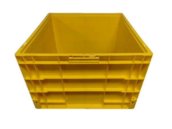 New Schaefer 24" x 22" x 14" Yellow Hand Tote Smooth Bottom - Image 4