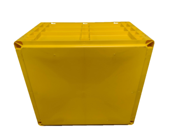New Schaefer 24" x 22" x 14" Yellow Hand Tote Smooth Bottom - Image 2