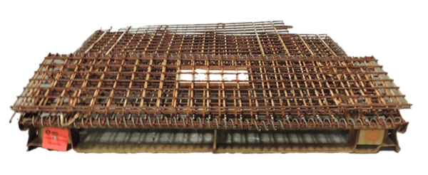 Used HPJ Industries  50" x 40" x 34.5" Collapsible Wire Basket  50" Side - 1 Drop Door - Image 2