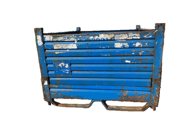 Used HPJ Industries 68" x 48" x 32" Steel Tub No Drop Doors - Image 2