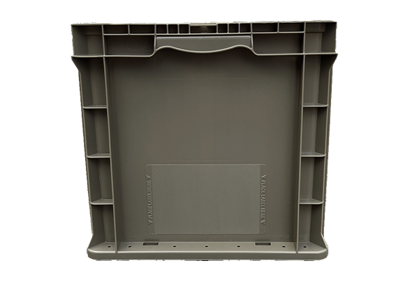 New Monoflo 24" x 15" x 14" Gray Hand Tote Smooth Bottom - Image 4