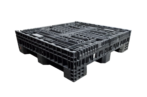 Reconditioned HPJ Industries 45" x 48" x 34" All Black Bulk Container - Image 2
