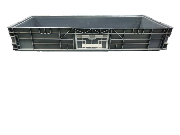 Used HPJ Industries  48" x 22" x 7" Gray Hand Tote Reinforced Bottom - Image 3
