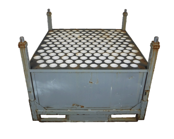 Used HPJ Industries 48" x 45" x 34" Steel Tub Pipe Holder