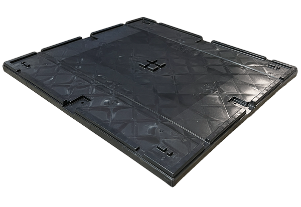 New Monoflo 45" x 48" x 6" All Black Journey Style Lid