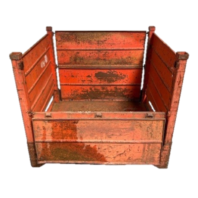 Used HPJ Industries 51.5" x 44.5" x 46" Steel Tub - 1 Drop Door 51" Side