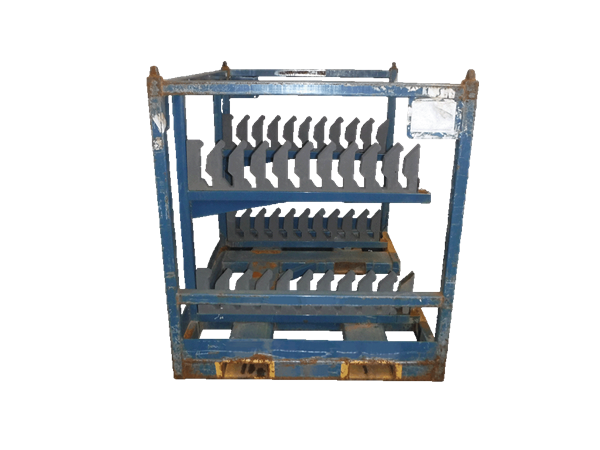 Used HPJ Industries 68" x 48" x 53" Steel Rack Front Pick on 68" Side - Image 2