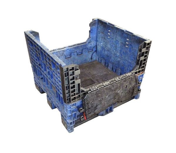 Reconditioned Buckhorn 30" x 32" x 30" Mixed Color BS Bulk Container - Image 4