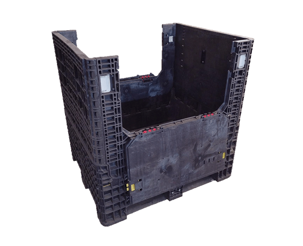 Reconditioned HPJ Industries 40" x 48" x 47" Mixed Color Bulk Container - Image 3
