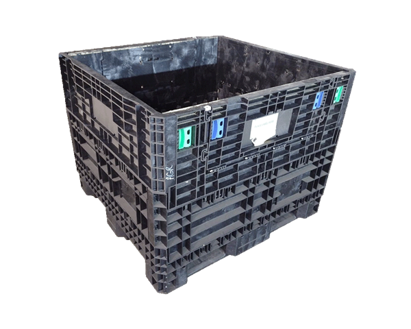 Reconditioned HPJ Industries 45" x 48" x 37" Mixed Color Bulk Container