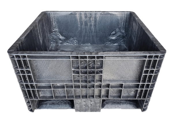 New Orbis 30" x 32" x 18" All Black Fixed Wall Bulk Container - Image 4